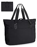 BAGSMART Tote Bag for Women, Foldable Tote Bag With