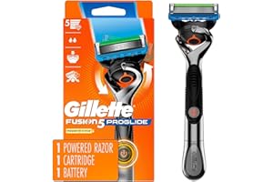 Gillette ProGlide Power Razor for Men, 1 Gillette Power Razor Handle + 1 Blade Refill