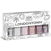 LONDONTOWN I Do! Bridal Set - 21+ Free Vegan Cruelty-Free Nail Polish Wedding Collection, Shimmery Romantic Red Pink Colors, 6-Pc 0.40fl oz