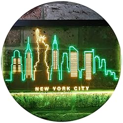 ADVPRO New York City Skyline Silhouette Dual Color