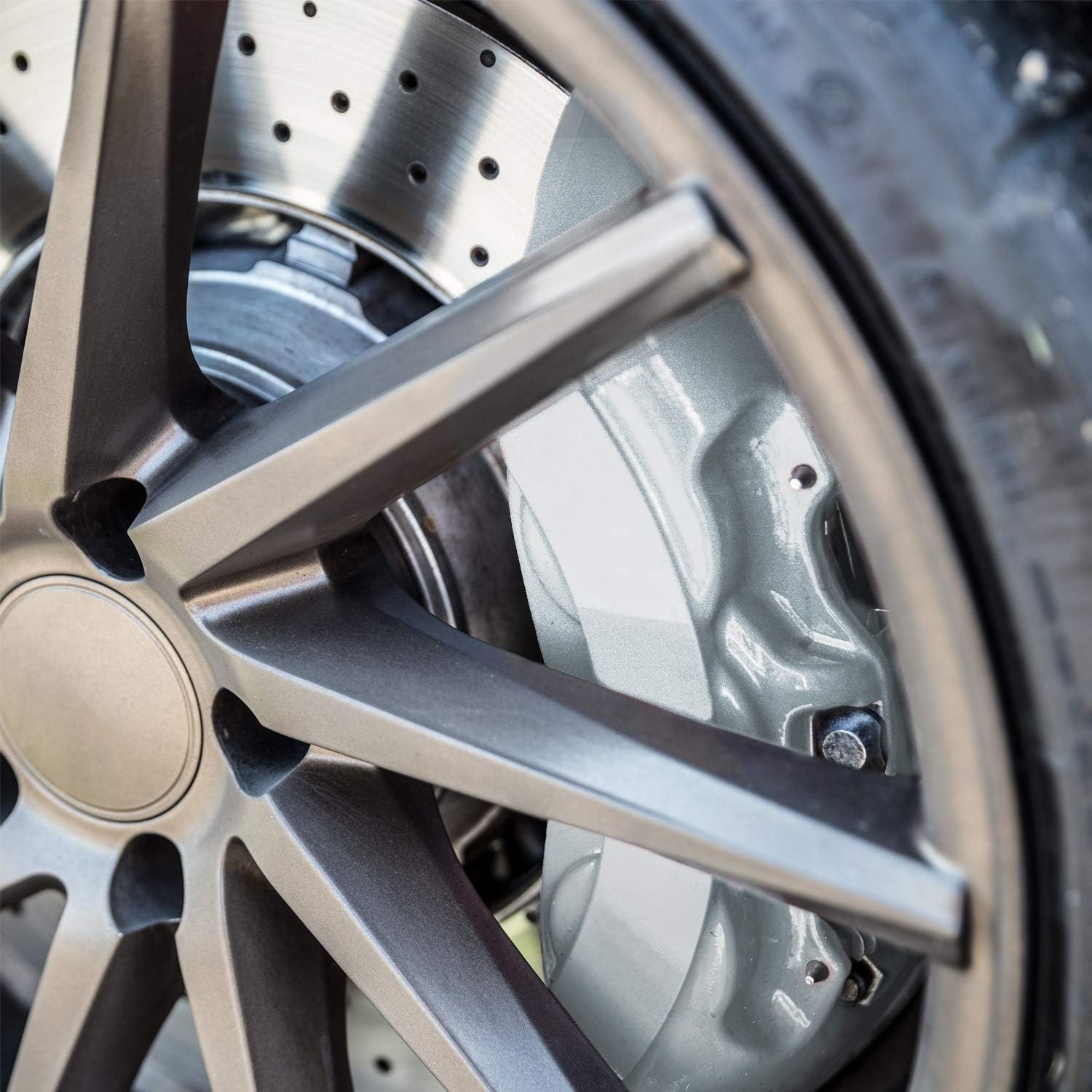 Amazon Com G2 High Temperature Brake Caliper Paint System Set Silver G2163 Automotive