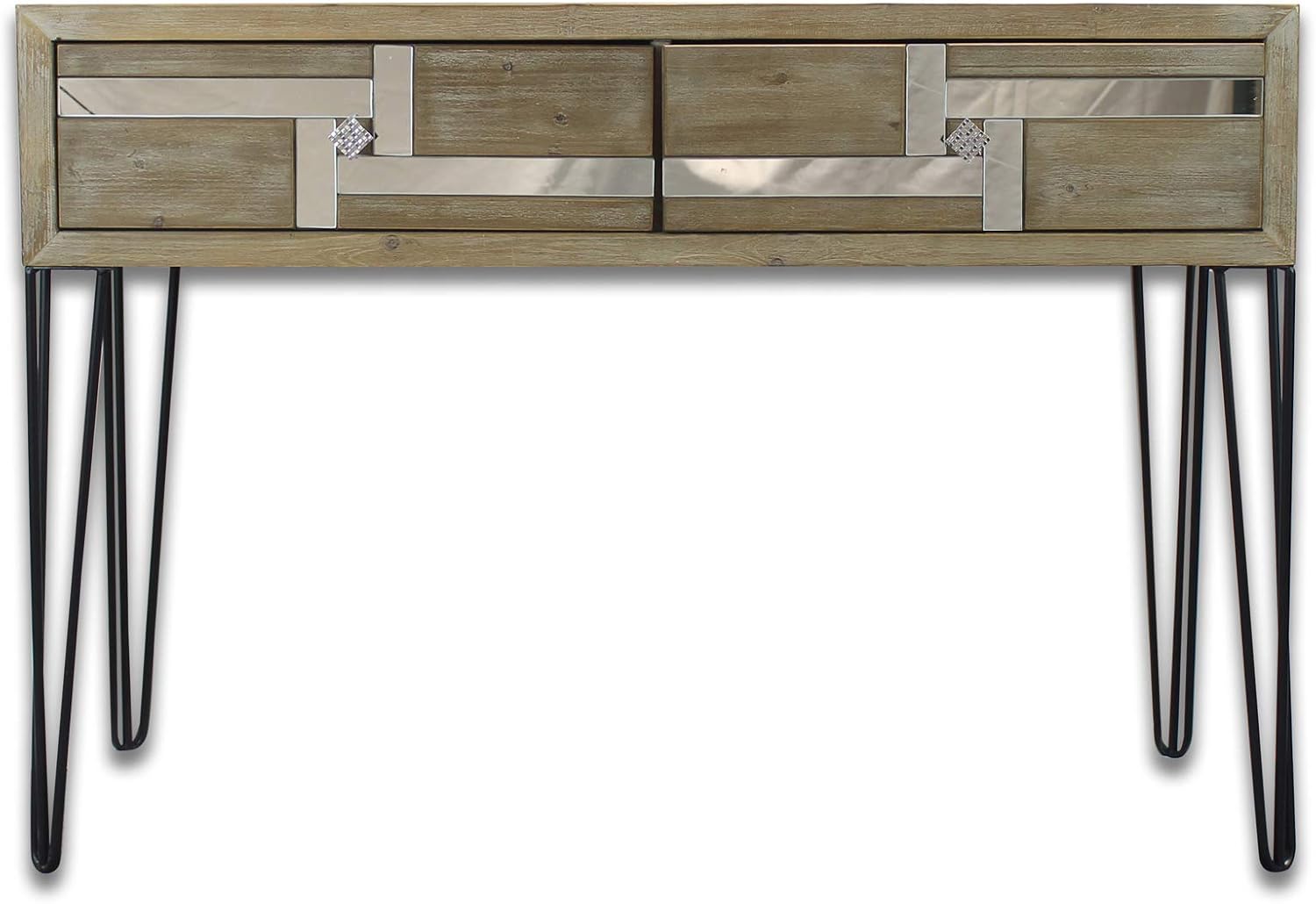 D PRO T Schminktisch aus Holz und Spiegel, antikes Design: Amazon.de