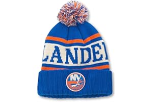 AMERICAN NEEDLE Officially Licensed NHL National Hockey League Team Pillow Line Knit Beanie Cap