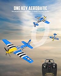 VOLANTEXRC RC Plane 4 Channel P51D Mustang Remote