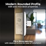 BG Electrical Nexus 800 Round Edge 2 Way Dimmer Switch 200W White Moulded view 3