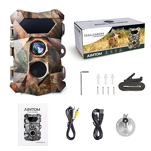 AIMTOM 16MP 1080P Trail Camera Trigger Speed Motion Activated