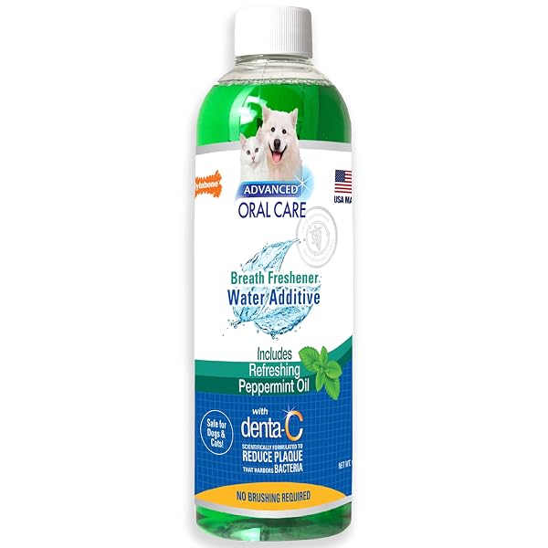 NYLABONE ADVANCED ORAL CARE PET DENTAL WATER ADDITIVE,...