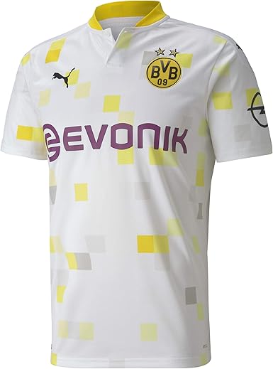 PUMA BVB Third Shirt Replica SS W/Evonik W/O Opel Camiseta Hombre