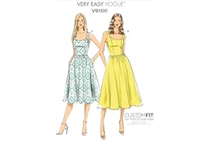 Vogue Patterns V9100 Misses' Dress, Size A5 (6-8-10-12-14)
