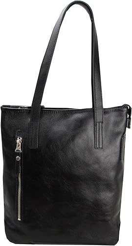 Amazon ダブルス トートバッグ メンズ 小さめ ビジネス ファスナー付 縦 本革 レザー Jpu 7462 ブラック Doubles ダブルス トートバッグ