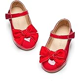 Flaryzone Toddler/Little Girls' Ballerina Flat Mary Jane Princess Dress Shoes - Wedding School Party