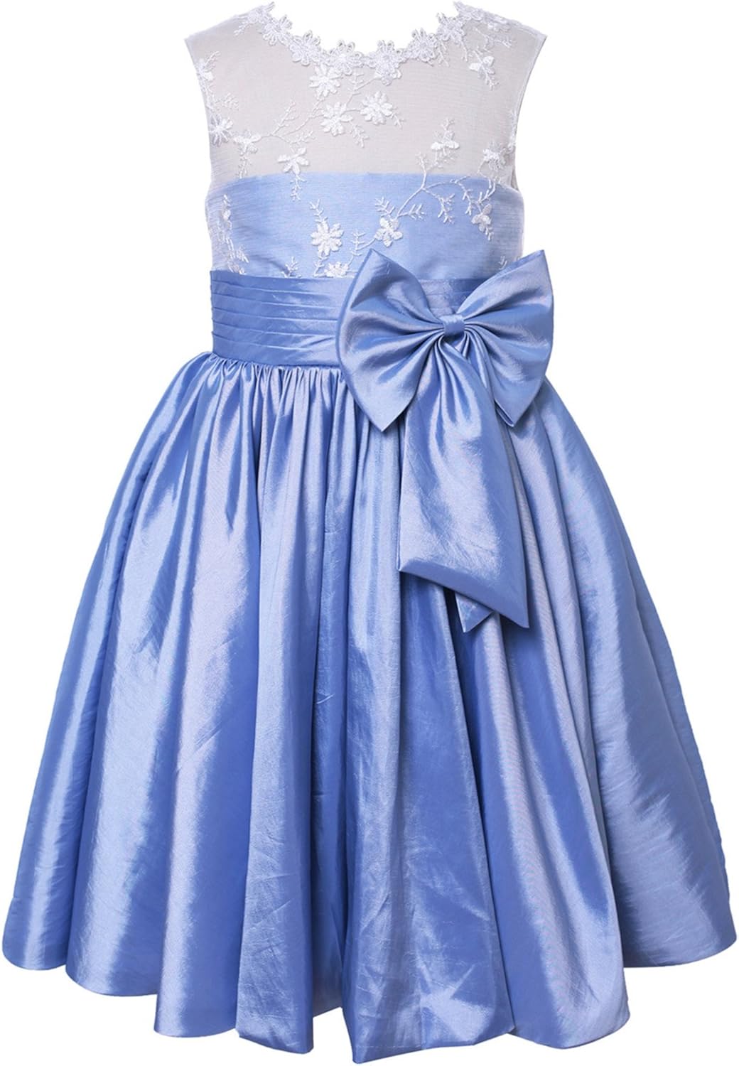 taffeta flower girl dress