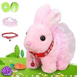 NOLAKMI Easter Bunny Stuffed Animal, Ideal Easter