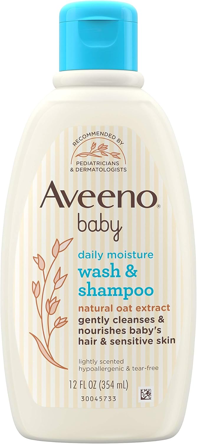 aveeno baby lightly scented wash & shampoo