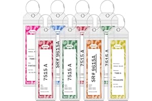 CRUISEAU DCL Cruise Luggage Tag Holder 8 Packs, Fits All DCL Ships Dream, Fantasy, Magic, Wonder, Wish, Treasure, Adventure, DCL Cruise Ship Essentials 2025 & 2026