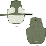MAMORE Adjustable Waterproof Dog Raincoat Reflective Stripe Green Medium view 2