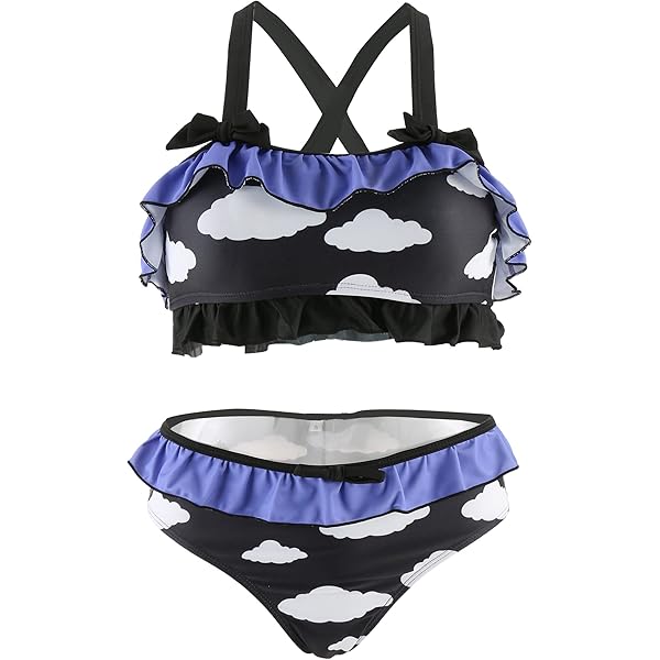 Amazon.com: Micotaku Womens Girls Bikini Set Purple String