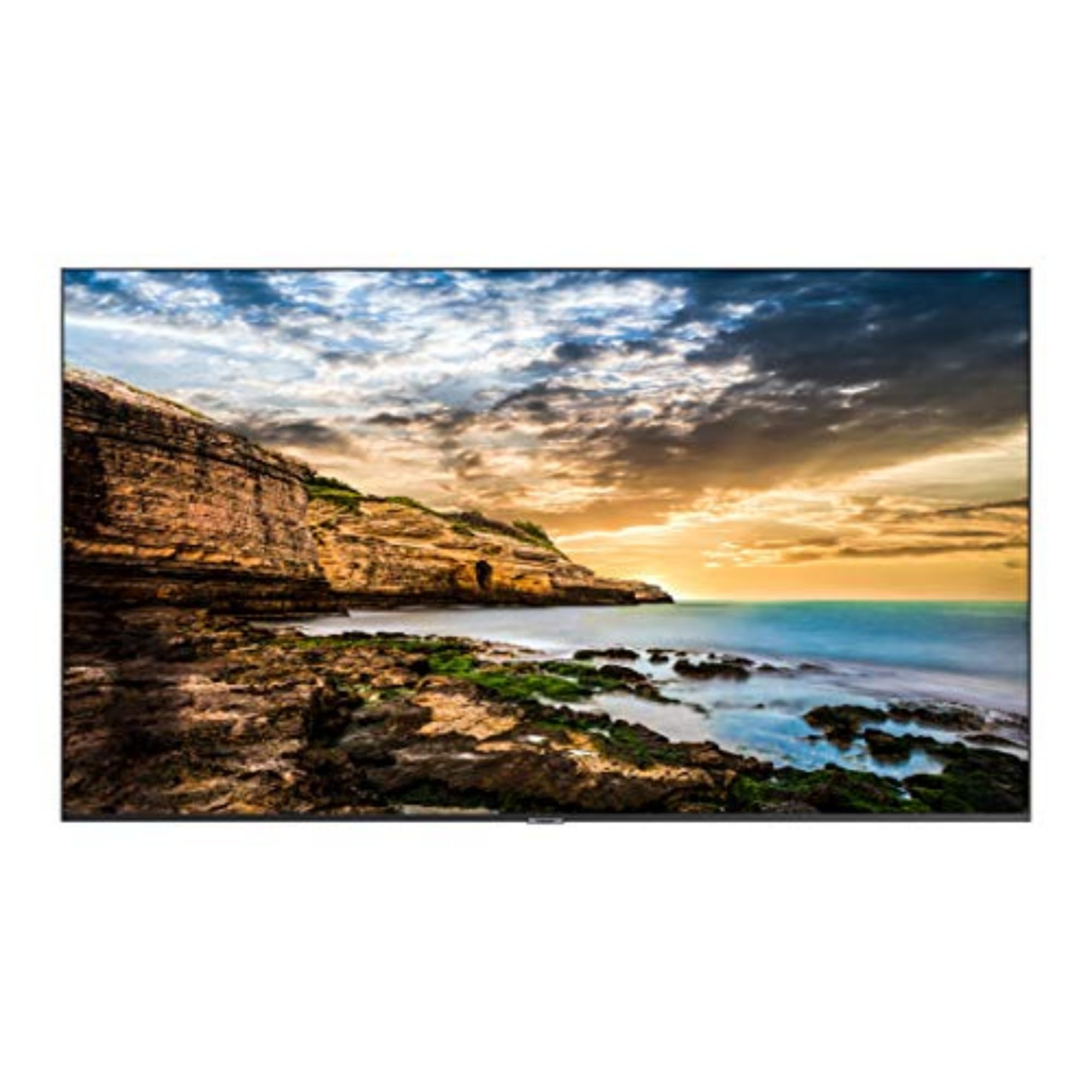 Photo 1 of ** Broken screen ,final sale **  SAMSUNG Business QE55T 55-inch 4K UHD 3840x2160 LED Commercial Signage Display, HDMI, USB, Speakers, 3-Yr Warranty, 16/7 Operation, 300 nit (LH55QETELGCXGO), Black