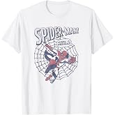 Marvel Spider-Man! Cool It Webhead! Distressed Chest Poster T-Shirt
