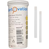 Bartovation Extra High-Level Chlorine Test Strips, 0-10,000 ppm, 100 Strips | Made in USA