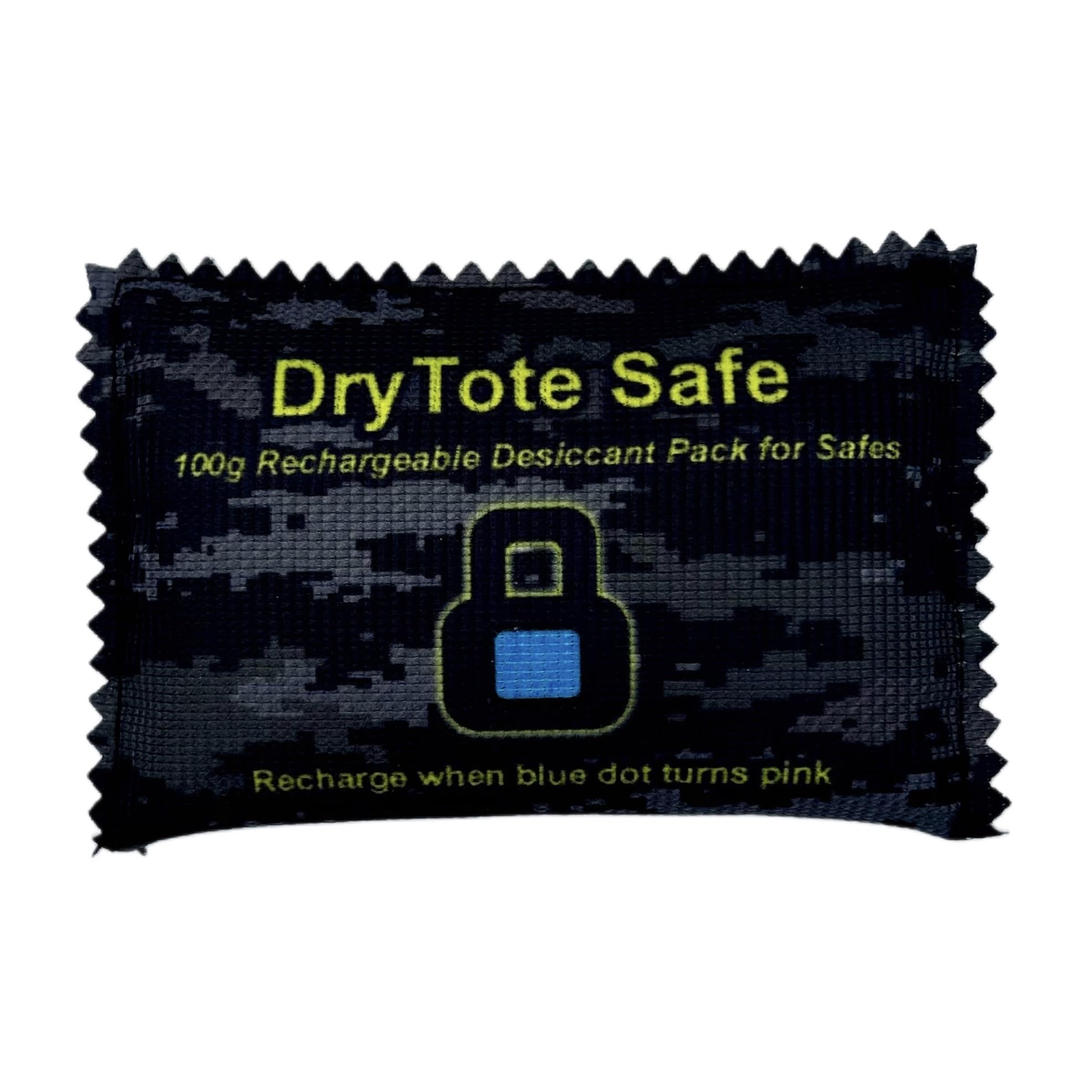 Photo 1 of 100g Rechargeable Desiccant Pack of 1 - Moisture Absorbing Bag - Silica Gel Desiccant Dehumidifier for Safes