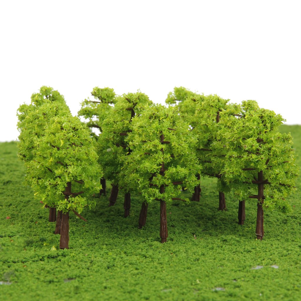 Modellismo e costruzione 20pz Modello Alberi Scala 1:150 Per Modellismo Treno Ferrovia Scenario