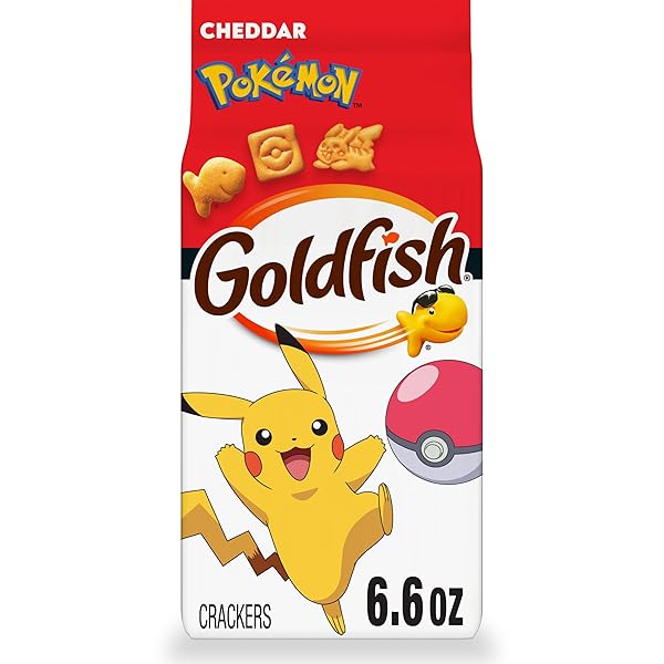 GOLDFISH POKÉMON CHEDDAR CHEESE CRACKERS, 6.6 OZ BAG