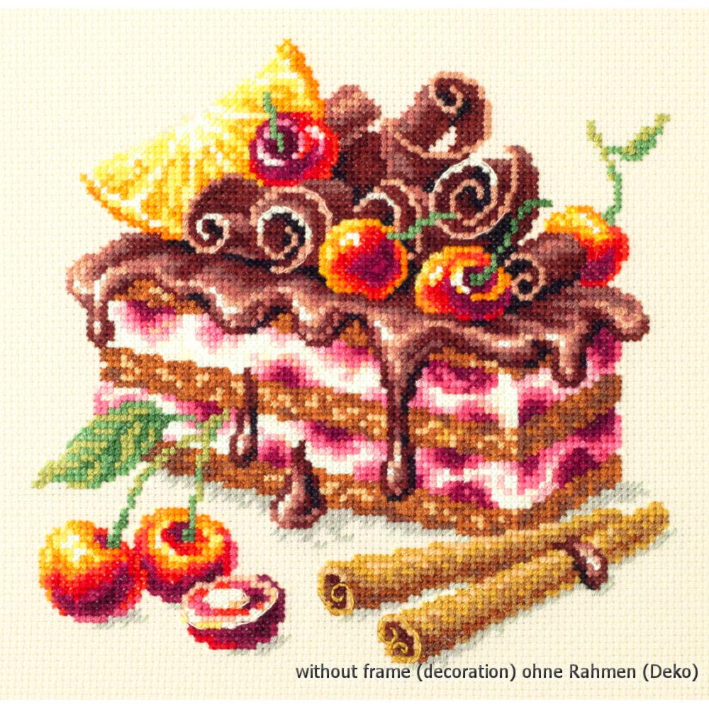Magic needle 120-072 ZW Counted Cross Stitch Kit with Zweigart Edition Cotton Multi-Coloured 17 x 17 cm