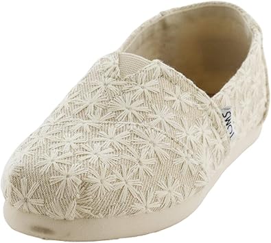 toms natural daisy metallic