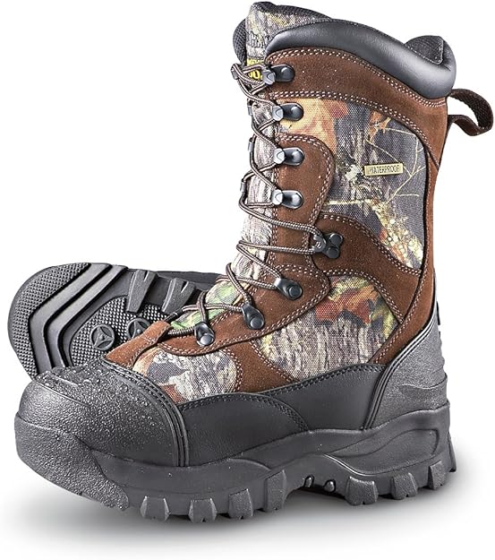 Amazon Men s Guide Gear 2400 Gram Thinsulate Ultra Insulation Monolithic Waterproof Boots 