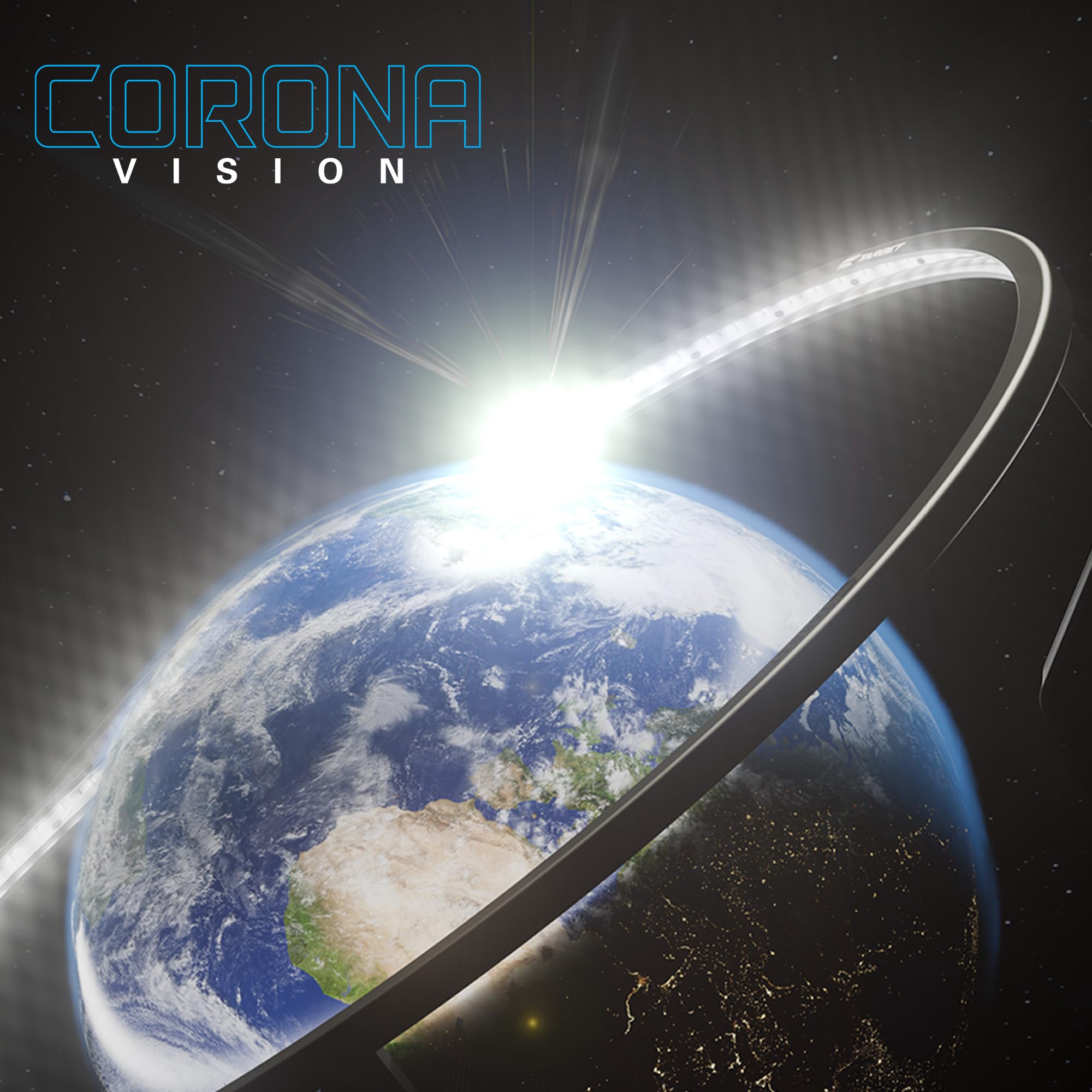 Target Darts Corona Vision Dartboard Lighting System, Schwarzer Rahmen | Weißes LED Dart Board Surround Ringlicht mit magnetischen Füßen | Schatten eliminierendes Dartboard Licht | Professionelle Dart 5