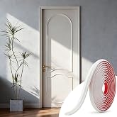 JSIWOTH 20FT Flexible Peel and Stick Wall Molding Trim | Self Adhesive Crown Molding, Decorative Wall Trim for Mirror Door Cabinet Frame Border, Easy Install Home DIY, White
