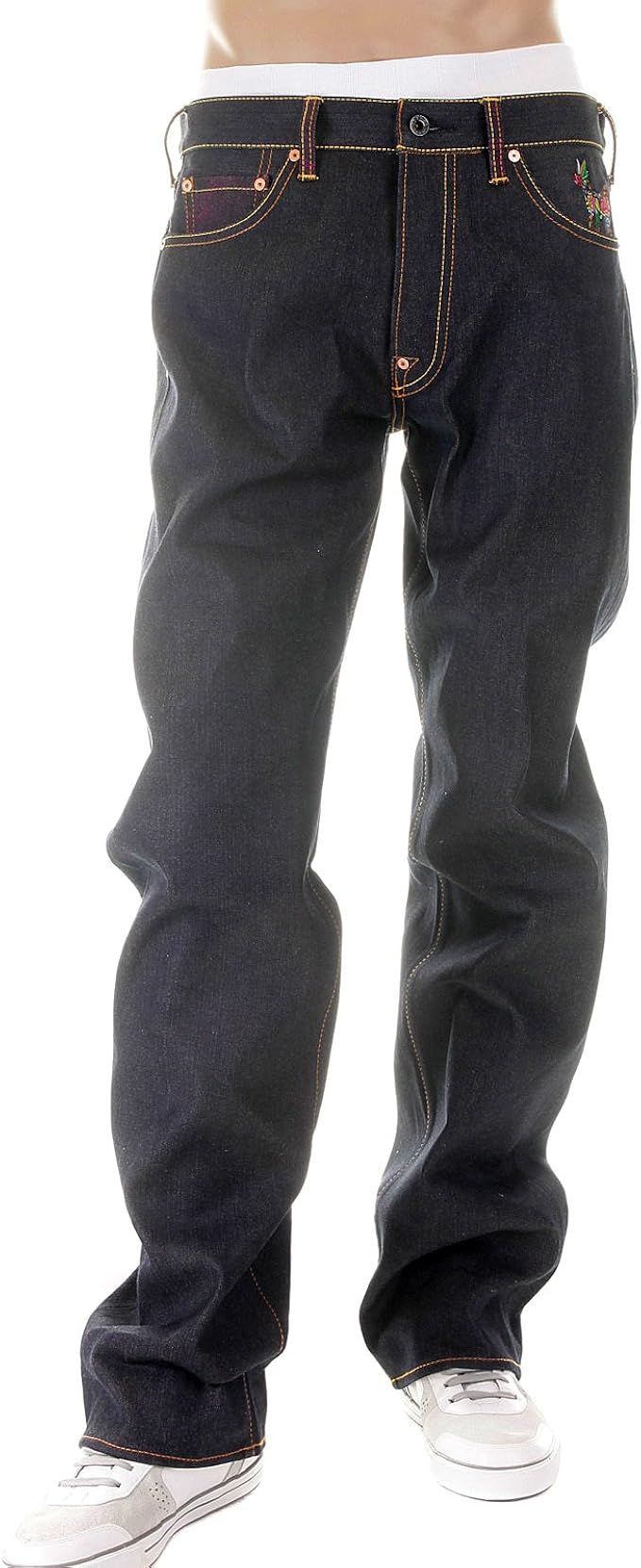 jeans with dragon design