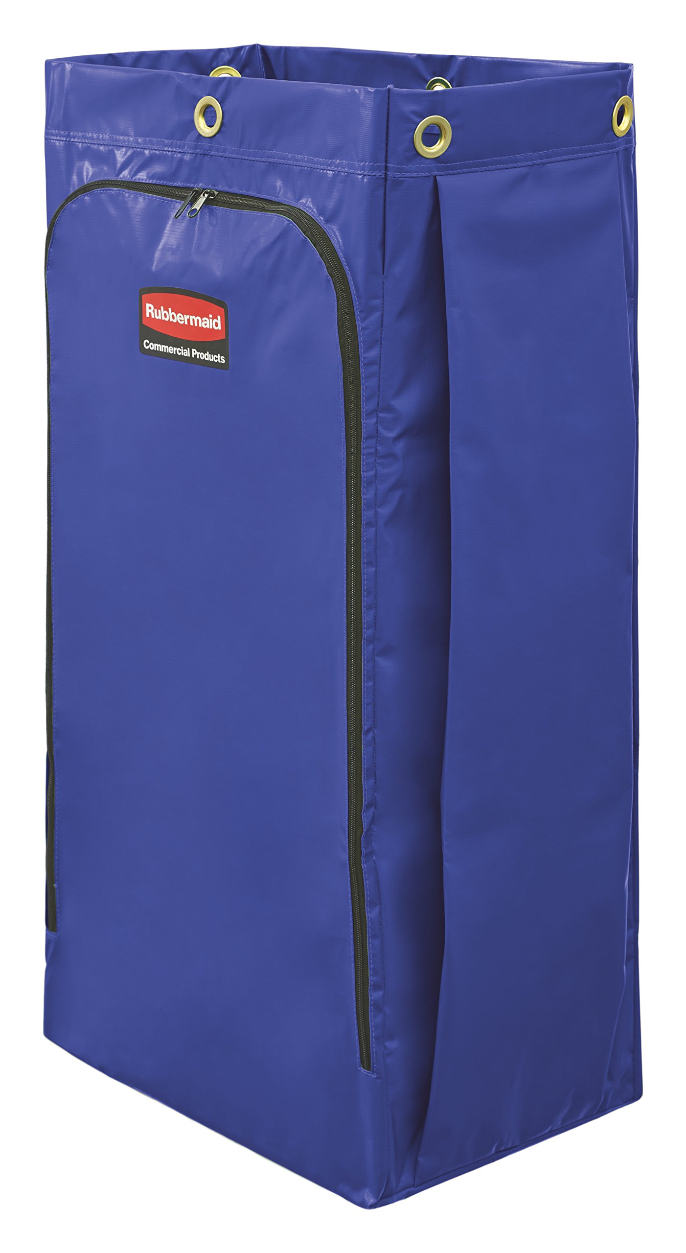 Rubbermaid Commercial High Capacity Cleaning Cart Bag, 34 Gallon, Blue, 1966883