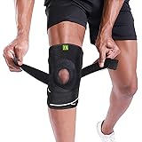 BERTER Knee Brace Support for Relieves Meniscus Tear Knee Pain ACL MCL Arthritis, Men Women Open Patella Knee Pad for Running
