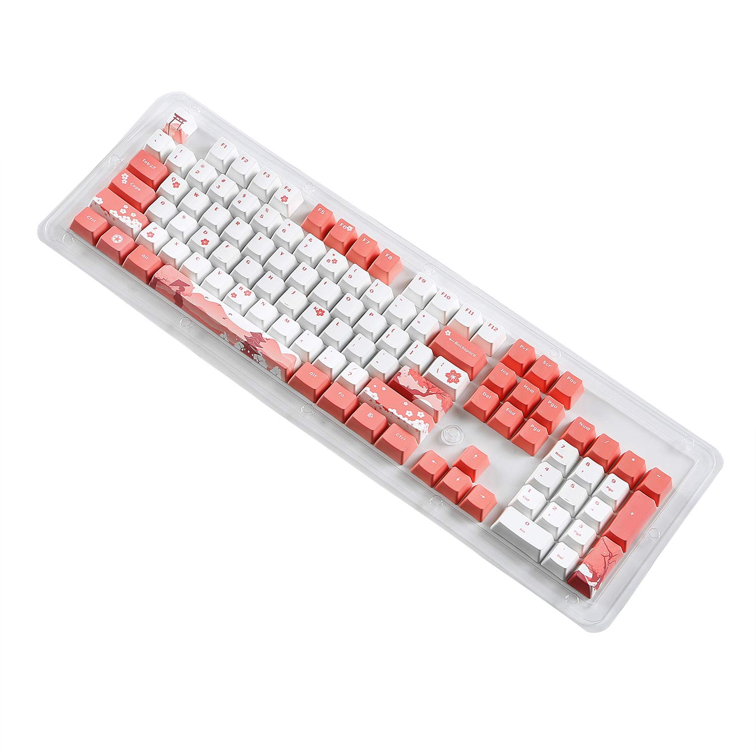 Buy EYooso Retro Keycaps Set, PBT Double , Translucent Backlit 104 Key