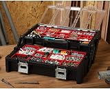 Keter MasterPro Cantilever Organizer 22 Tool Box Red/Silver 570x170x310mm view 3