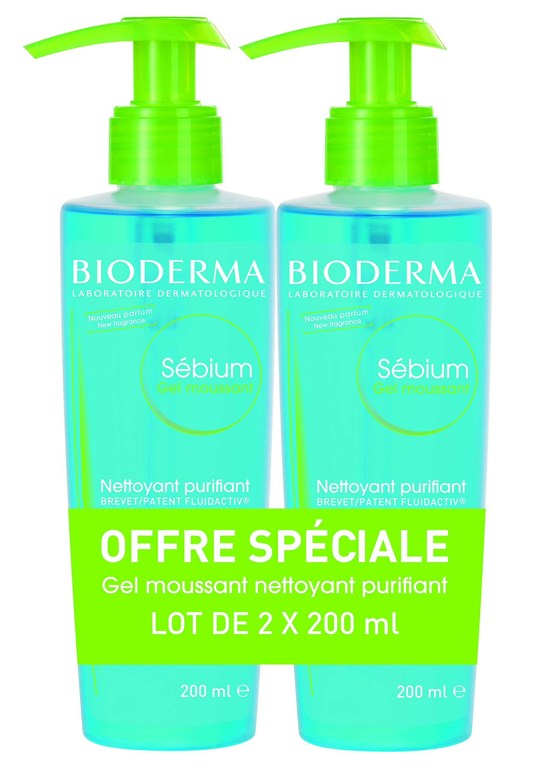 Bioderma Sébium Purifying Cleansing Foaming Gel 2 x 200ml