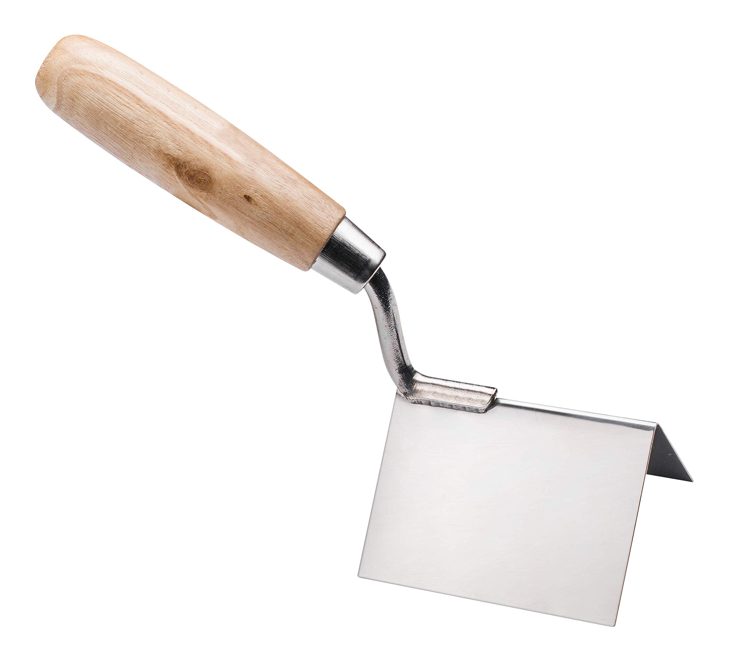 Hardy Angle Trowel Set for Outdoor * 28 * Stainless Steel Mortar Coating for Masonry Plastering Solid Wood Handle Comfortable Light 8x6x6cm