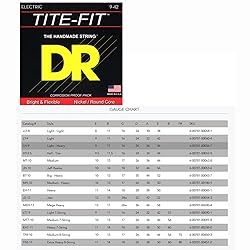DR Strings Tite Fit Electric Round Core 9-42