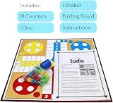 Navoys Classic Ludo Board Game Foldable 36 cm Multicolour Plastic view 6