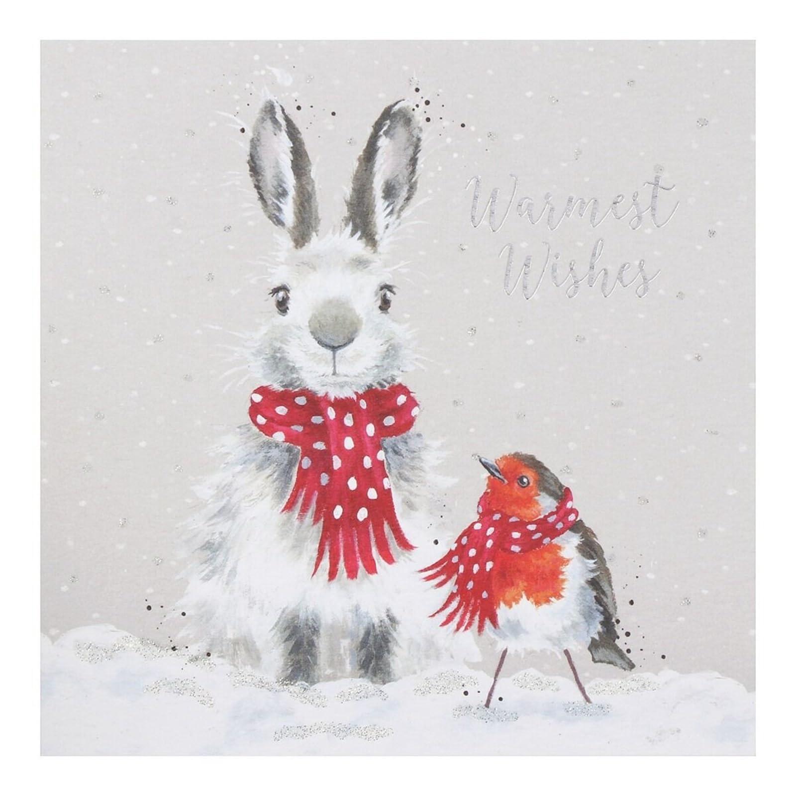 Wrendale Designs by Hannah Dale - Snow Angels - Luxury Christmas Card Set - Pack of 8