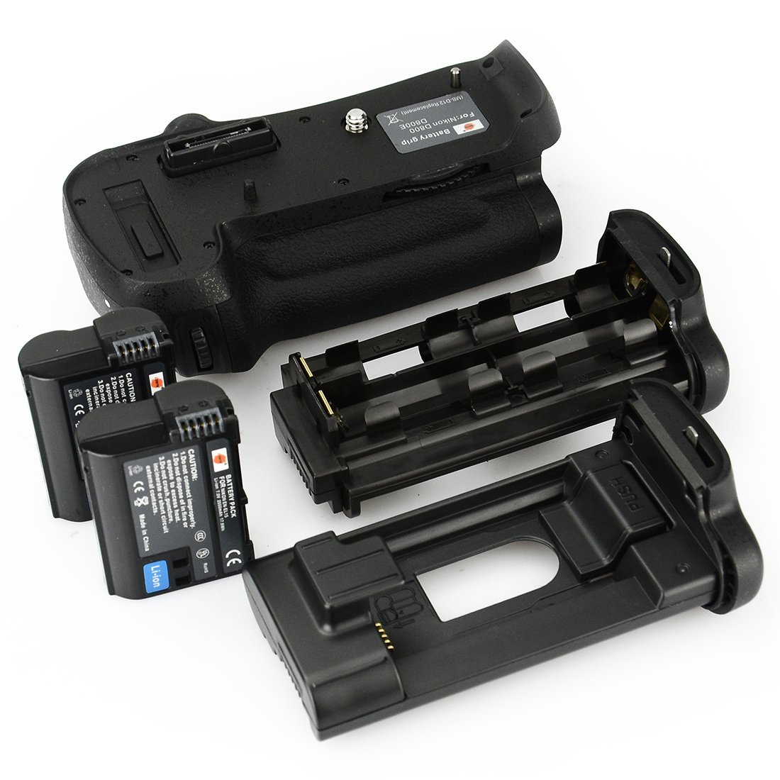 DSTE® Pro MB-D12 Vertical Battery Grip + 2x EN-EL15 for Nikon D800 D800E D800S SLR Digital Camera
