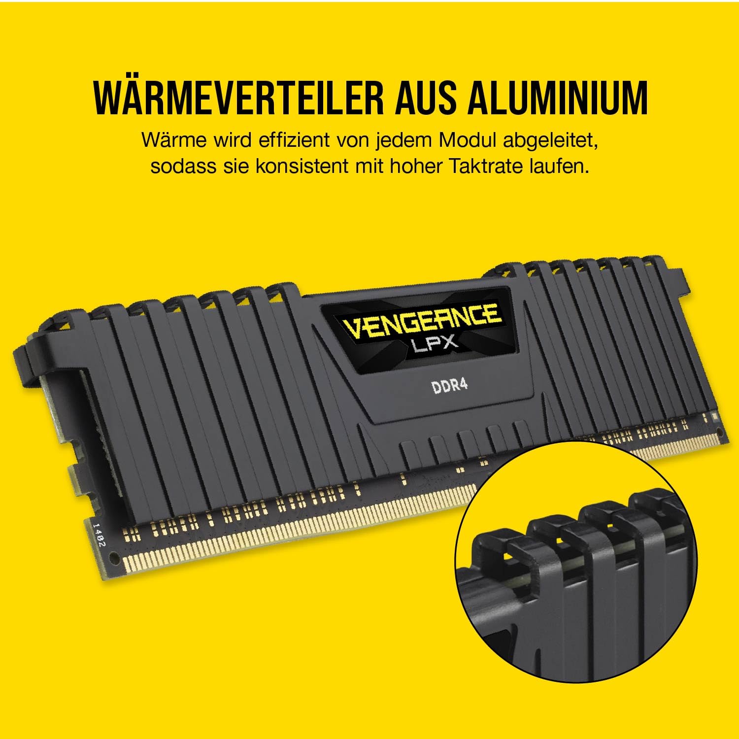 Corsair VENGEANCELPX32GB (2X 16GB) DDR4 3200(Pc4-25600) C16 1.35V Desktop Memory -Schwarz 4