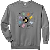 Pok&eacute;mon Eevee Evolution Wheel Comfort Colors Adult Sweatshirt