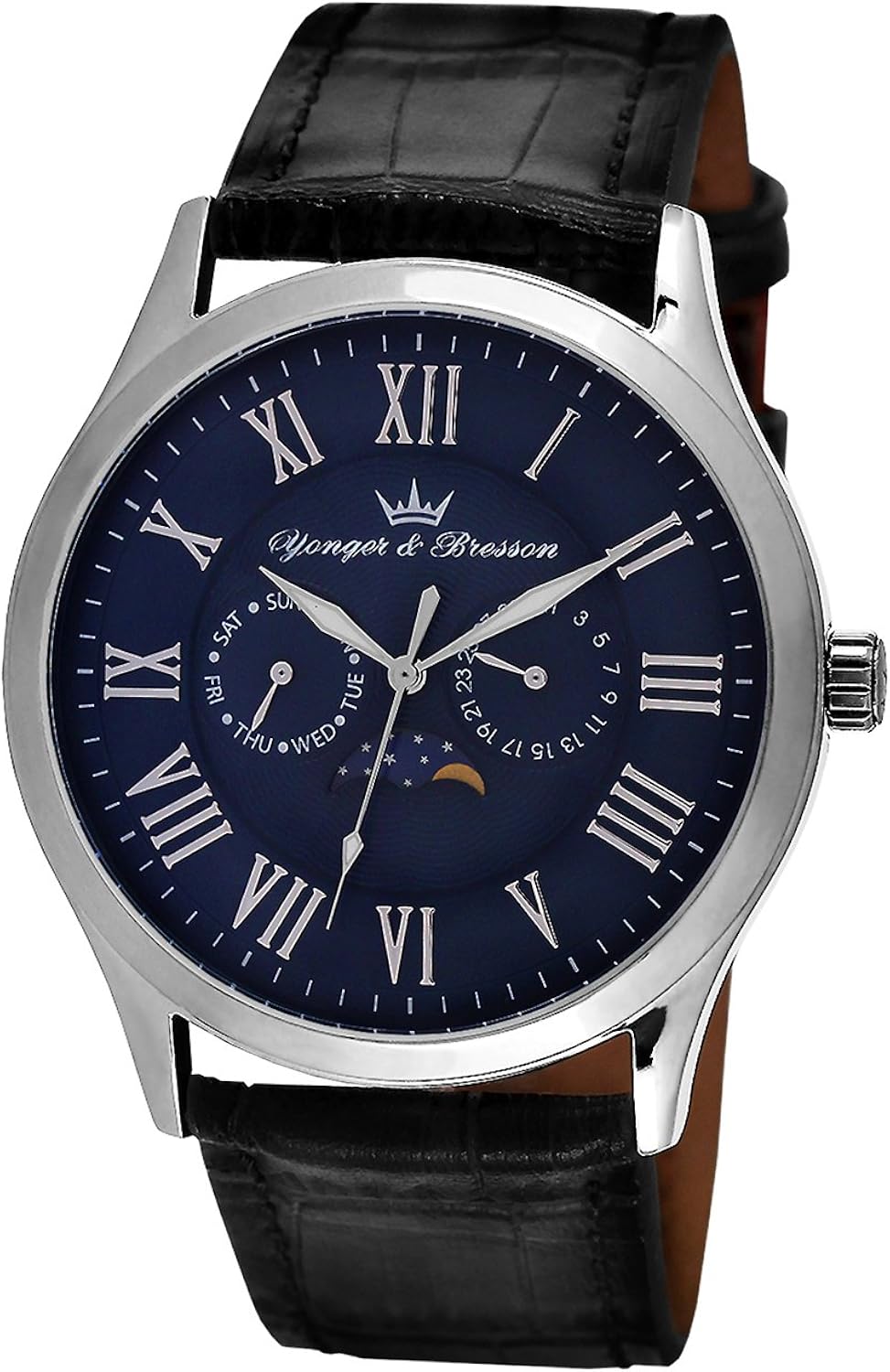 Montre Vintage Yonger & Bresson Argentée Acier - Unisexe Adulte - Occasion