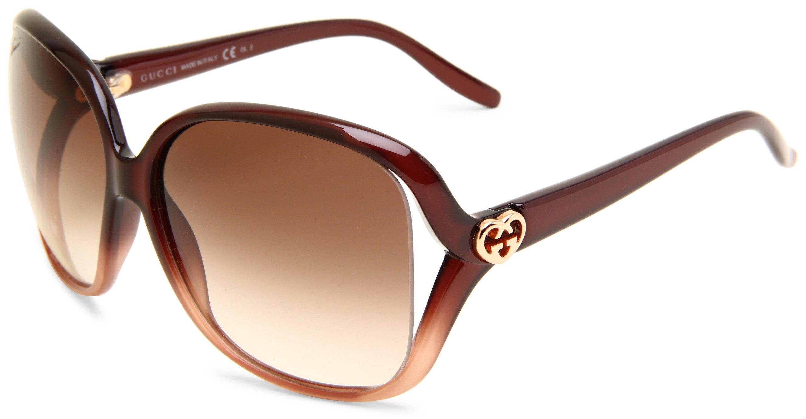 Galleon Gucci Women's 3500/S Rectangle Sunglasses,Shaded Brown Frame