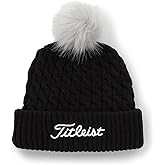 Titleist Mens Cable Knit Pom Pom Hat