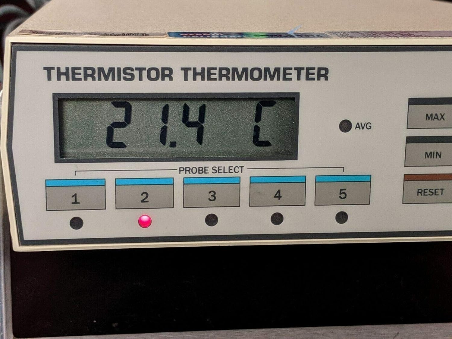 labtechsales Cole Parmer 850212 Digital Thermistor Thermometer 5 Input
