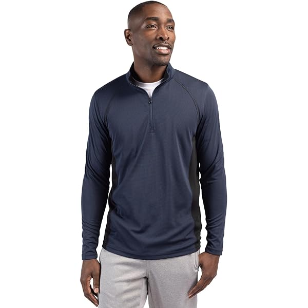 SPORT-TEK Unisex PosiCharge Tri-Blend Wicking Quarter Zip Pullover